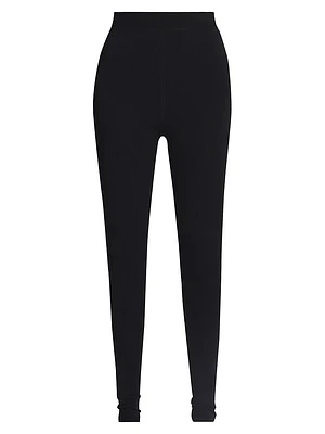 Clizia Zip-Hem Leggings