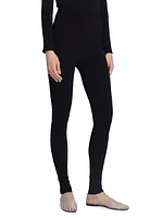 Clizia Zip-Hem Leggings