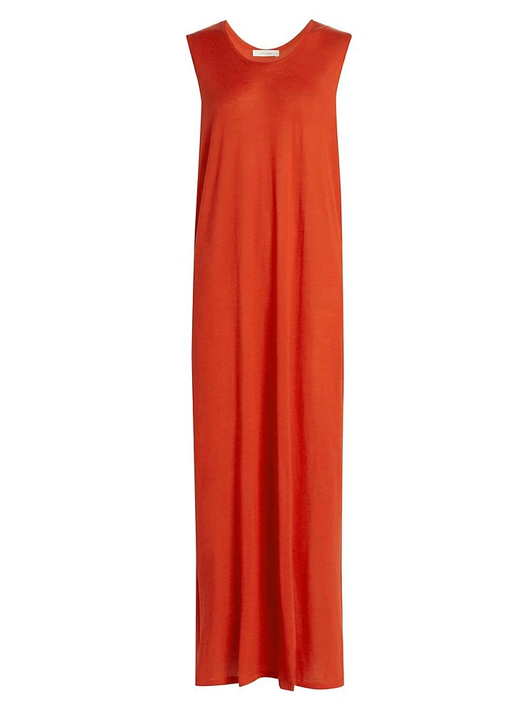 Gianna Cashmere Sleeveless Maxi Dress