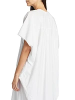 Saule Cotton Split-Neck Caftan