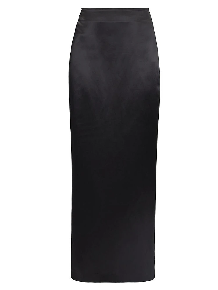 Bartelle Satin Maxi Skirt