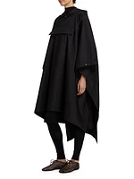 Rian Hooded Cape Coat