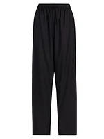 Hubert Wool Wide-Leg Pants