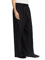 Hubert Wool Wide-Leg Pants