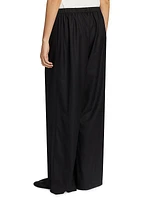 Hubert Wool Wide-Leg Pants