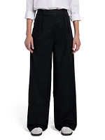 Pleated High-Rise Trousers