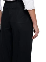 Pleated High-Rise Trousers