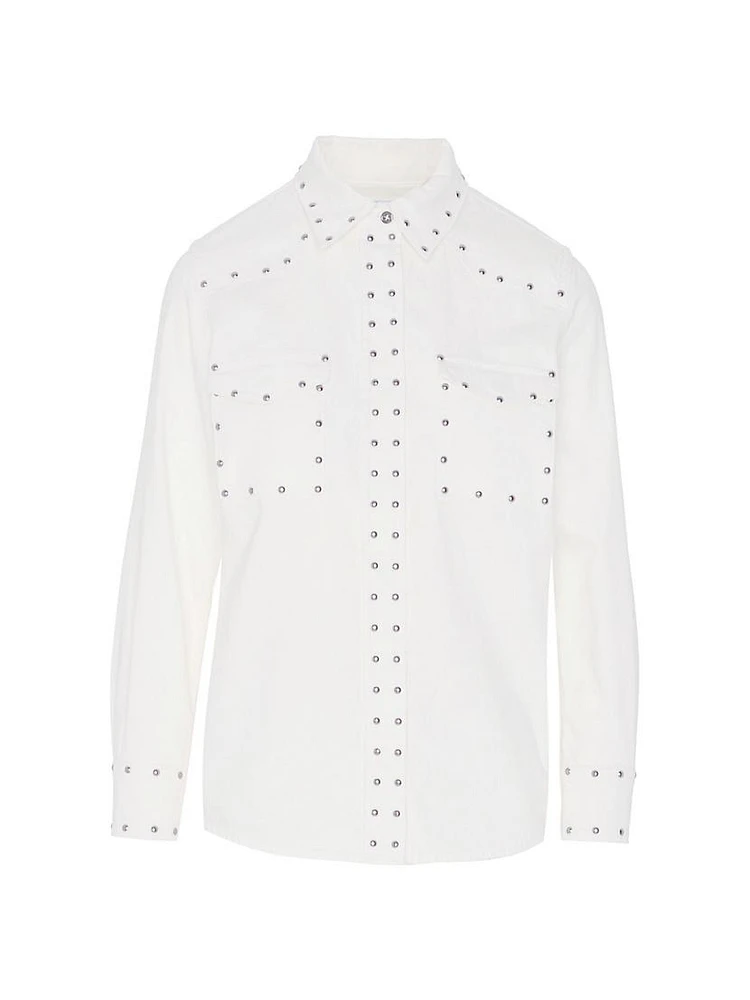 Emilia Studded Cotton Shirt