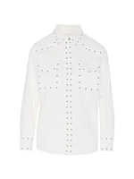 Emilia Studded Cotton Shirt