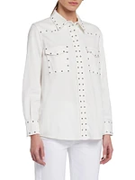 Emilia Studded Cotton Shirt