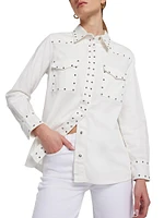 Emilia Studded Cotton Shirt