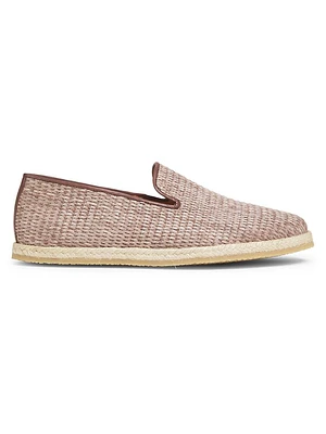 Lido Raffia Loafers