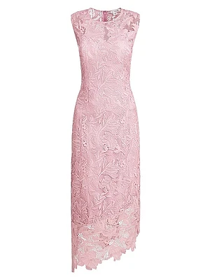 Imelda Asymmetric Midi-Dress