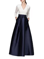 Phoebe Swan-Neck Gown