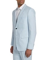 Chambers Linen Two-Button Suit Jacket