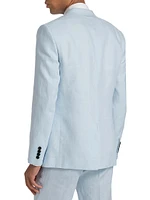 Chambers Linen Two-Button Suit Jacket