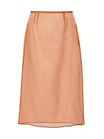 Organza Midi-Skirt