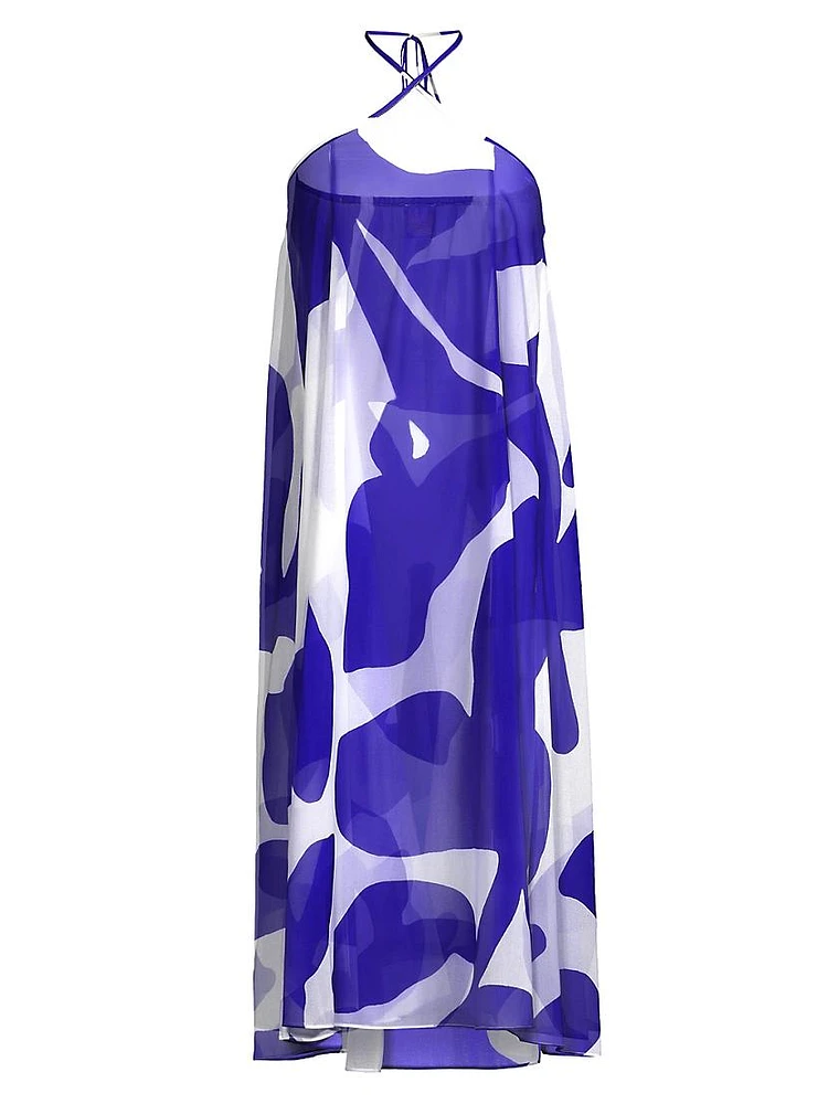 Grand Foliage Convertible Cover-Up Dress