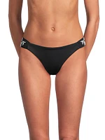 Beaded Ruched Bikini Bottom