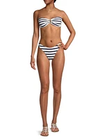 Nautical Stripe Bikini Top