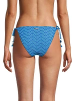 Jacquard String Bikini Bottom