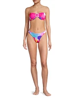 Margot Rainbow Waterfall Bikini Bottom