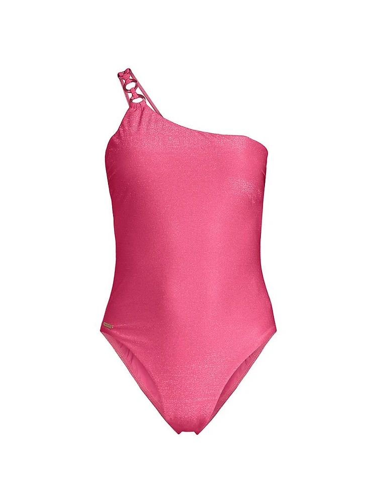 One-Shoulder One-Piece Swimsuit