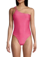 One-Shoulder One-Piece Swimsuit