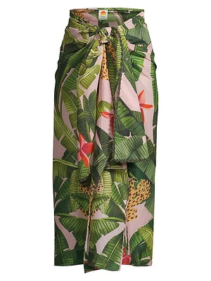 Banana Leaves Cover-Up Skirt