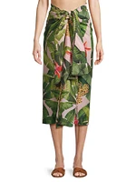 Banana Leaves Cover-Up Skirt