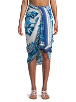 Flora Cotton Tapestry Sarong