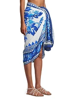 Flora Cotton Tapestry Sarong