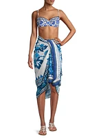 Flora Cotton Tapestry Sarong