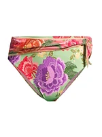 Flower Scarves Bikini Bottom