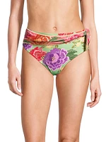 Flower Scarves Bikini Bottom