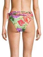 Flower Scarves Bikini Bottom