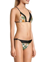 Biriba Papaya Triangle Bikini Top