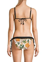 Biriba Papaya Triangle Bikini Top