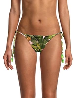 Banana Leaves Side-Tie Bikini Bottoms