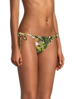 Banana Leaves Side-Tie Bikini Bottoms