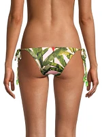 Banana Leaves Side-Tie Bikini Bottoms