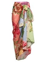 Flower Scarves Cotton Sarong