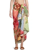 Flower Scarves Cotton Sarong