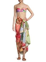 Flower Scarves Cotton Sarong