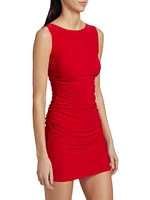 Shirred Slim-Fit Minidress