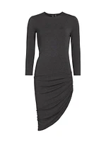 Side Drape Minidress