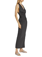 Neeta Tie-Front Maxi Dress