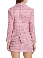 Eliza Tweed Double-Breasted Blazer