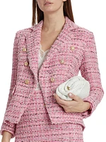 Eliza Tweed Double-Breasted Blazer