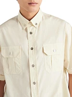 Short Sleeved Cotton Shirt